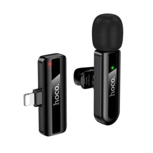 Мікрофон бездротовий HOCO L20 (Lightning) Black