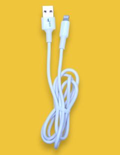 Usb-cable iPhone 5 4you Tems white (2A) (от10шт - 10%)
