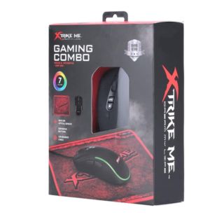 Миша провідна XTRIKE ME GMP-290 (ігрова, Led, +килимок) Black