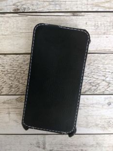 Книжка "Status Case" Nokia 215 (flip) вертикальная черная "Акционная цена"
