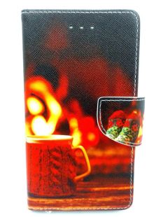 Чехол-книжка 4you Art Print 4.0"-4.4" Winter 4 (у камина) универсальная  "Акционная цена"