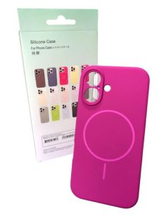 Чохол iPhone 14 Silicon BEATS with MagSafe №15 Sunset Purple