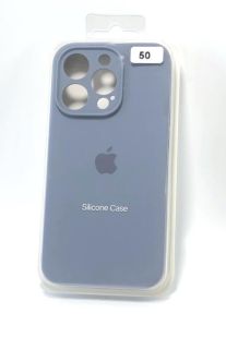 Чохол iPhone 15Pro Silicon Case original FULL Camera №50 charcoal grey (4you)