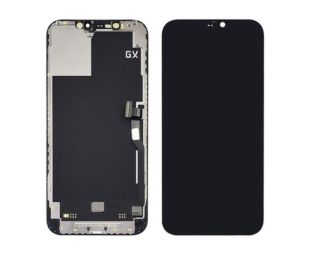 LCD iPhone 12 Pro Max с чёрным тачскрином + дисплейная рамка GX-AMOLED HARD (M) 
