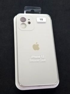 Чохол iPhone 12 Silicon Case original FULL Camera № 10 stone ( 4you )