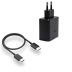 CЗУ SAMSUNG NOTE 20 2в1 25W original + кабель Type-C-Type-C Black ModeL( EP-TA800NBEGGB)