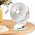 Вентилятор настольный CLAMP FAN MST-A2 White(на прищепке,АКБ,3 режима,5 скоростей,360°,Type-C)