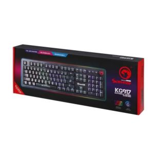 Клавиатура проводная MARVO KG917 (USB,подсветка) Black