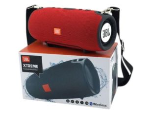 Портативная колонка JBL XTREME 13 (22*8*9) (Bluetooth, USB, FM, 2 дин, ремешок, Soft touch) Red