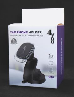Holder 4you GL9 Black (присоска, прозора частина, компактний, потужний магніт 360°, РРЦ-283грн) 