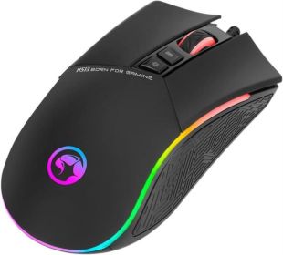 Мышь проводная MARVO M513 (игровая, Led) Black
