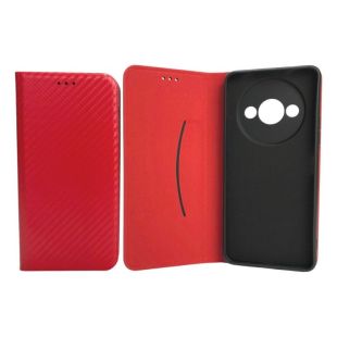 Flip Cover for Xiaomi Redmi A3 Fiber Red (4you)