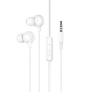 Гарнитура HOCO M117 (микрофон,круглый шнур) White