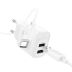 СЗУ-USB HOCO C141A 2USB/2.4A + кабель Type-C White (блистер)