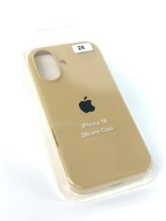 Чехол iPhone 16 Silicon Case original FULL №28 gold (4you) "Акционная цена"