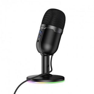 Настільний мікрофон HOCO L25 Bright USB Black