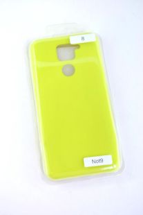 Чохол Xiaomi Redmi Note 9 Silicon Original FULL №8 Yellow (4you)