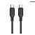 Cable Type-C/Type-C HOCO X90 60W 1m (круглий) Black