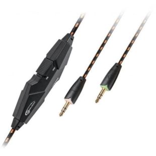 Наушники Gemix W-330 (микрофон, мониторы) Black/orange