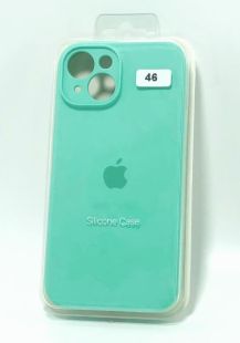 Чехол iPhone 15Plus Silicon Case original FULL Camera №46 mint gam (4you) "Акционная цена"