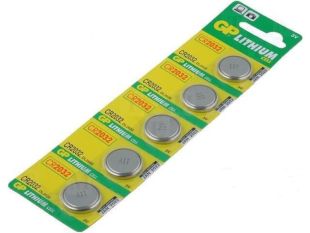 Батарейка GP CR2032-7C5 литиевая (5 в блистере)