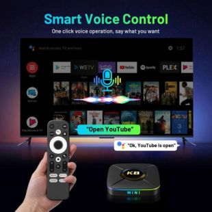 Smart TV HK1 RBOX -K8 Mini 2/16GB (RK3518, Android 14.0, 4Core 64bit, 2.4G+5G+BT, VF)