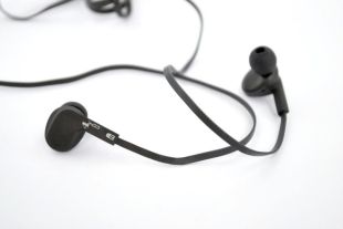 Гарнитура 4you GEMINI (плоский шнур, sport) black (от10шт - 10%)