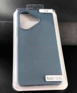 Чехол Xiaomi Redmi 13(4G) Silicon Original FULL №14 Dark Blue (4you) (от 5шт - 5%)