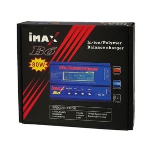 Зарядний пристрій мережевий iMAX B6 з балансиром для акумуляторів Li-Ion, Li-Pol, Li-Fe, NiCd (М) 