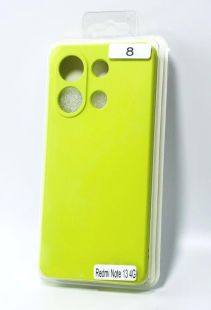 Чехол Xiaomi Redmi Note 13(4G) Silicon Original FULL №8 Yellow (4you)