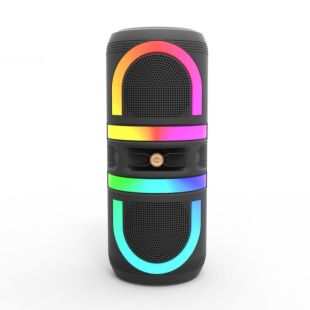 Портативна колонка MS-2048BT (USB+SD+Bluetooth+FM+LED) Black