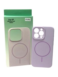 Чехол iPhone 13Pro Silicon BEATS with MagSafe №2 Lilac