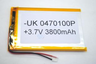 Аккумулятор 3800mA/ч (100*70*3мм) 0470100 (W) 