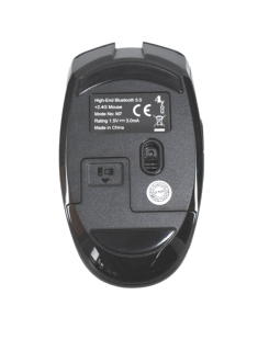 Миша бездротова 4you M7 black (Bluetooth 5.0 + 2.4Ггц, 6кн, 800-1600DPI,12міс гар) (від 5шт - 5%)