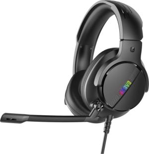 Гарнитура MARVO HG9065 (микрофон, мониторы,LED) Black/red