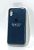 Чохол iPhone X/XS Silicon Case original FULL №54 Blue cobalt (4you)