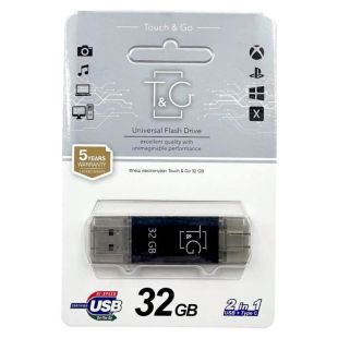 Usb 32Gb T&G 009 Star series (Type C 2.0) Black