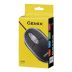 Мышь проводная Gemix GM-105 (с прозрачной вставкой) Black
