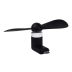 Вентилятор мобільний MicroUSB Black (М)