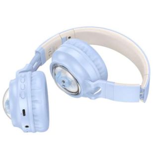 Bluetooth-гарнітура HOCO W50 (Bluetooth 5.3) (Монітори) Blue