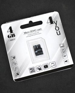 Micro SD 4Gb 4you Class 4 без ад.