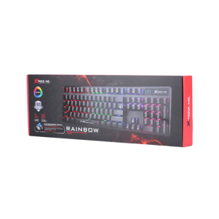 Клавиатура проводная XTRIKE ME GK-980 (USB,с подсветкой) Black