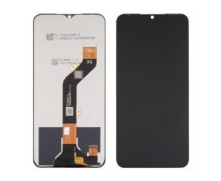 LCD TECNO Spark 8C (KG5K) с чёрным тачскрином Service Pack (М)