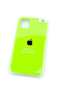Чехол iPhone 6 /6S Silicon Case original FULL №53 neon green (4you) "Акционная цена"