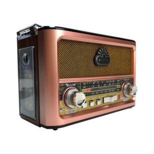 Радиоприемник Golon RX-BT087 (Bluetooth, USB+SD, фонарик) Rose gold