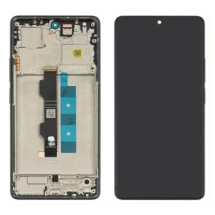 LCD Xiaomi Redmi Note 13 Pro (4G) із чорним тачскрином + корпусна рамка OLED (M)