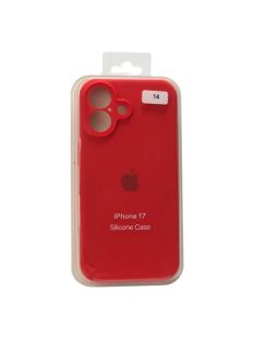 Чохол iPhone 17/18 Silicon Case original FULL Camera №14 Red (4you)
