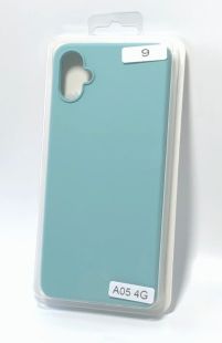 Чехол Samsung A05(4G) Silicon Original FULL №9 Azure (4you) "Акционная цена"