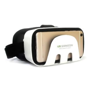 Окуляри вертуальної реальності Shinecon SC-G03B чорно-білі (M) - Ціна Тижня!
