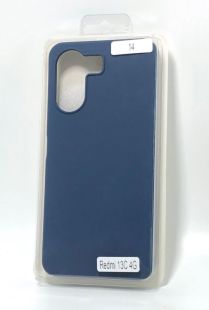 Чехол Xiaomi Redmi 13C(4G) Silicon Original FULL №14 Dark Blue (4you) (от10шт - 10%) + Спец Цена!